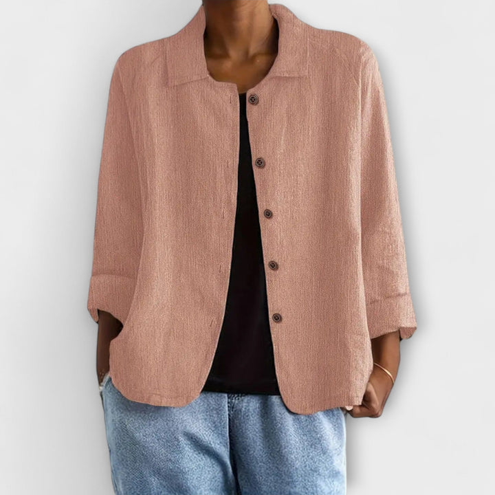 Mira - Cardigan leggero rosa antico