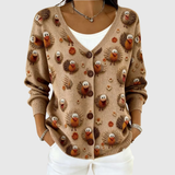 Félicie - Bequemer Strickcardigan mit Knöpfen