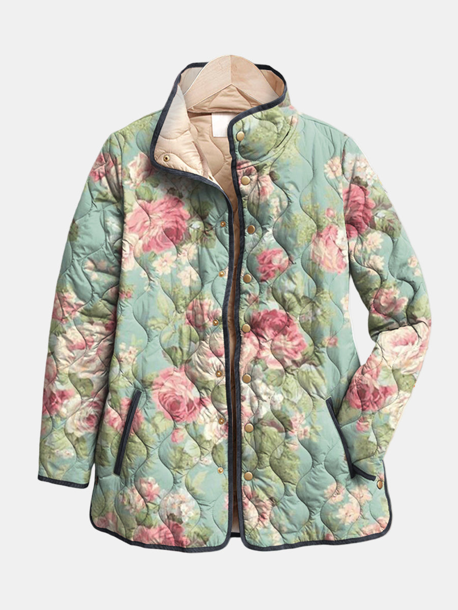 Emilia | Steppjacke Alte Rosen Hell