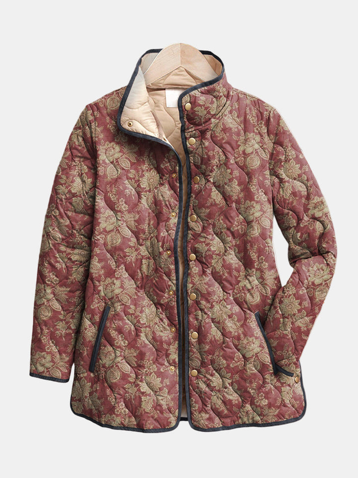 Johanna | Steppjacke Damast Pflaume Sophie
