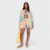 Mary - Buntes tropisches Kurz-Set
