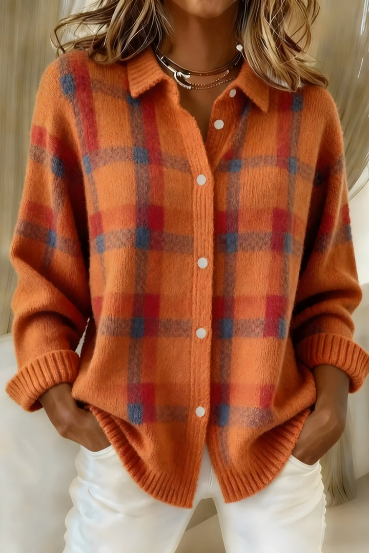 Candela | Cardigan à carreaux