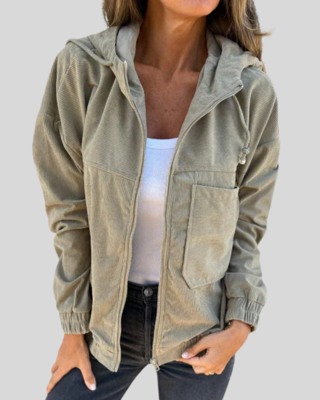 Mabel | Gilet zippé doux