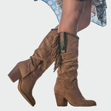 Edyta - Bequeme Leder-Stiefeletten