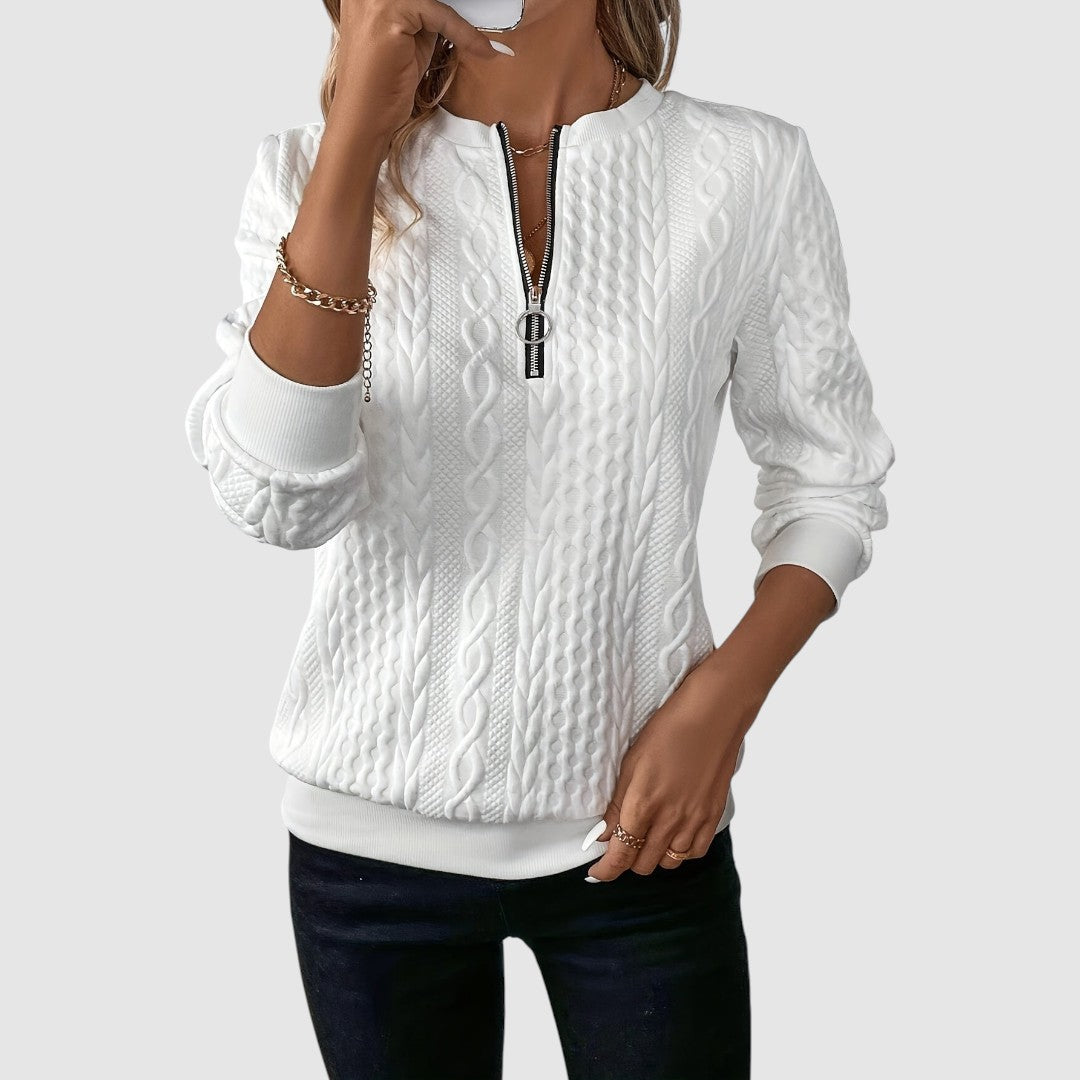 Rozárie - Pull tressé stylé