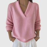 Faye | Weicher V-Ausschnitt-Pullover im lässigen Stil