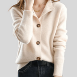 Claire | Retro Stil Kaschmir Cardigan
