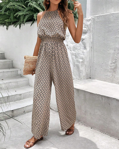 Nosihle™ - Ärmelloser Jumpsuit mit hängendem Halterneck