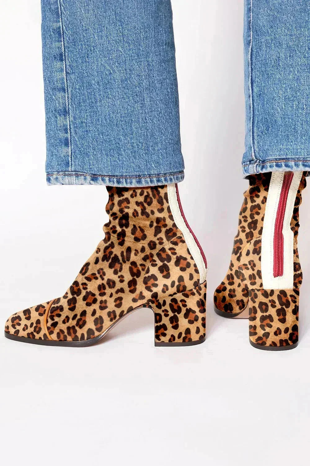 Alma – Bottines à talons en daim