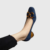 Theodelinde - Stilvolle Samt-Pumps