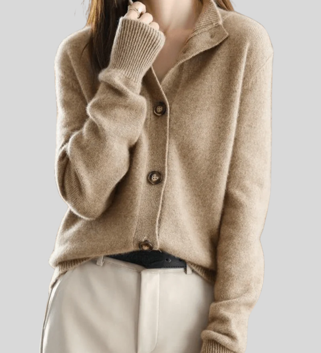 Claire | Retro Stil Kaschmir Cardigan