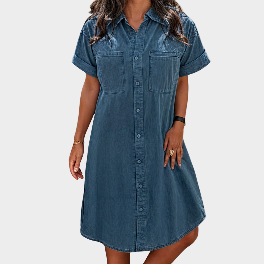 Robe en jean estivale et légère