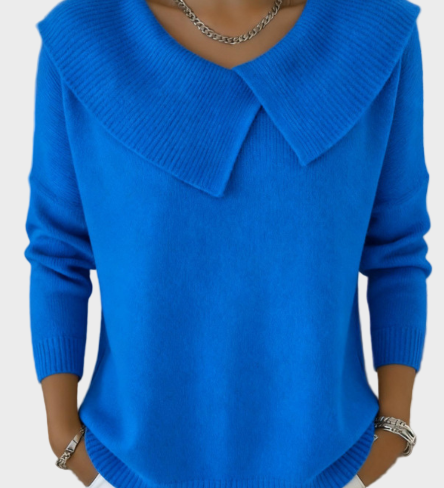 Lucia - Warmer Pullover mit weichem Kragen