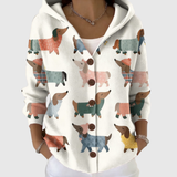 Delphine - Bequemer Kapuzen-Cardigan aus Strick