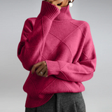 Lauren | Luxuriöser Cashmere-Pullover mit Stehkragen