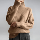Lauren | Luxuriöser Cashmere-Pullover mit Stehkragen