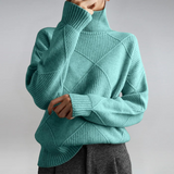 Lauren | Luxuriöser Cashmere-Pullover mit Stehkragen