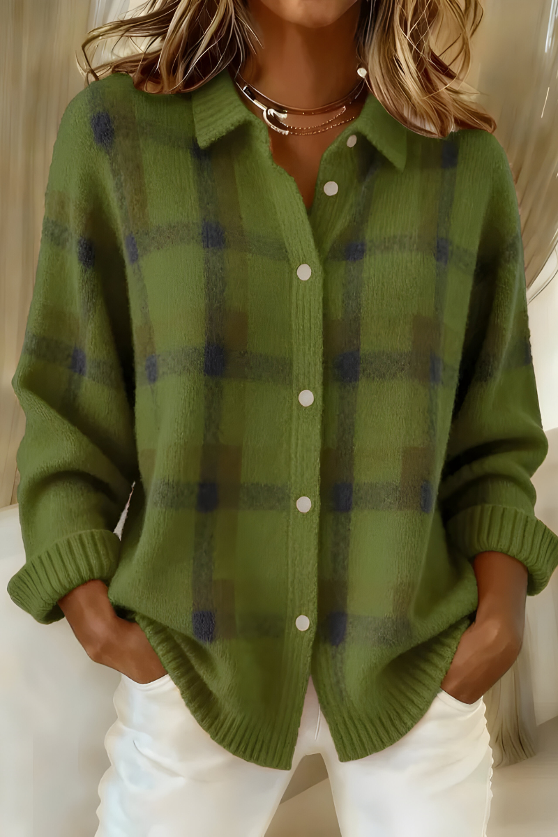 Candela | Cardigan à carreaux