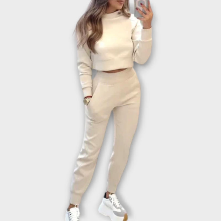Brooklyn - Tuta casual color crema