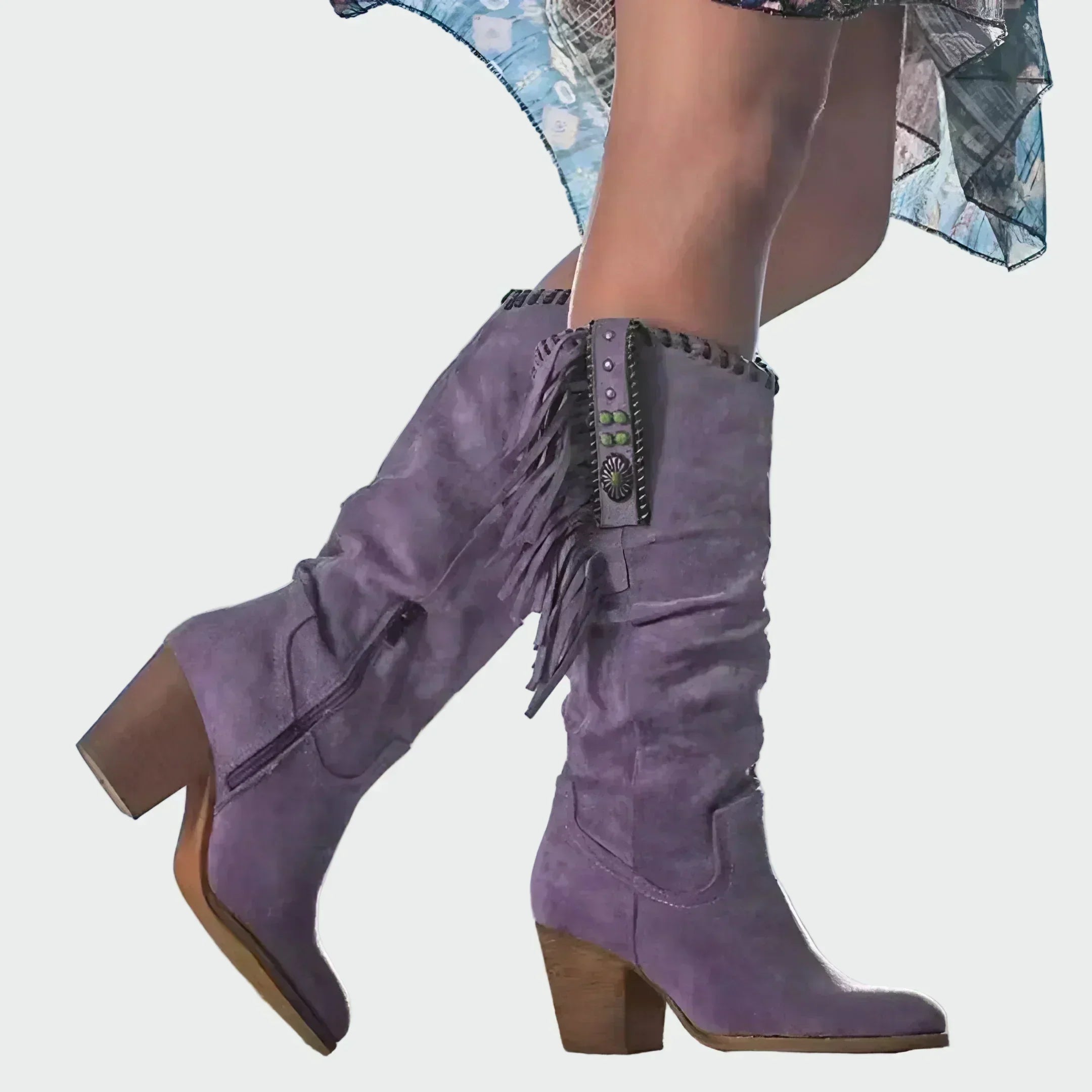 Edyta - Bequeme Leder-Stiefeletten