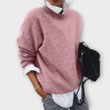 Loredana - Olivgrüner weicher Pullover