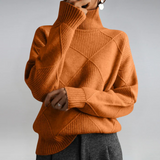 Lauren | Luxuriöser Cashmere-Pullover mit Stehkragen