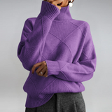 Lauren | Luxuriöser Cashmere-Pullover mit Stehkragen