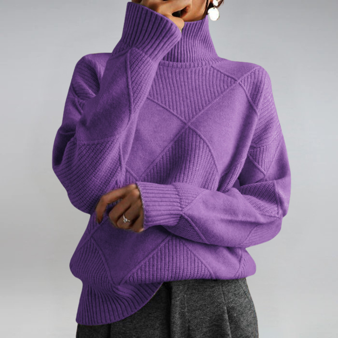 Lauren | Maglione in cashmere di lusso con collo alto