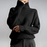 Lauren | Luxuriöser Cashmere-Pullover mit Stehkragen