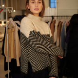 Norah | Baumwollpullover mit Stehkragen