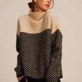 Norah | Baumwollpullover mit Stehkragen