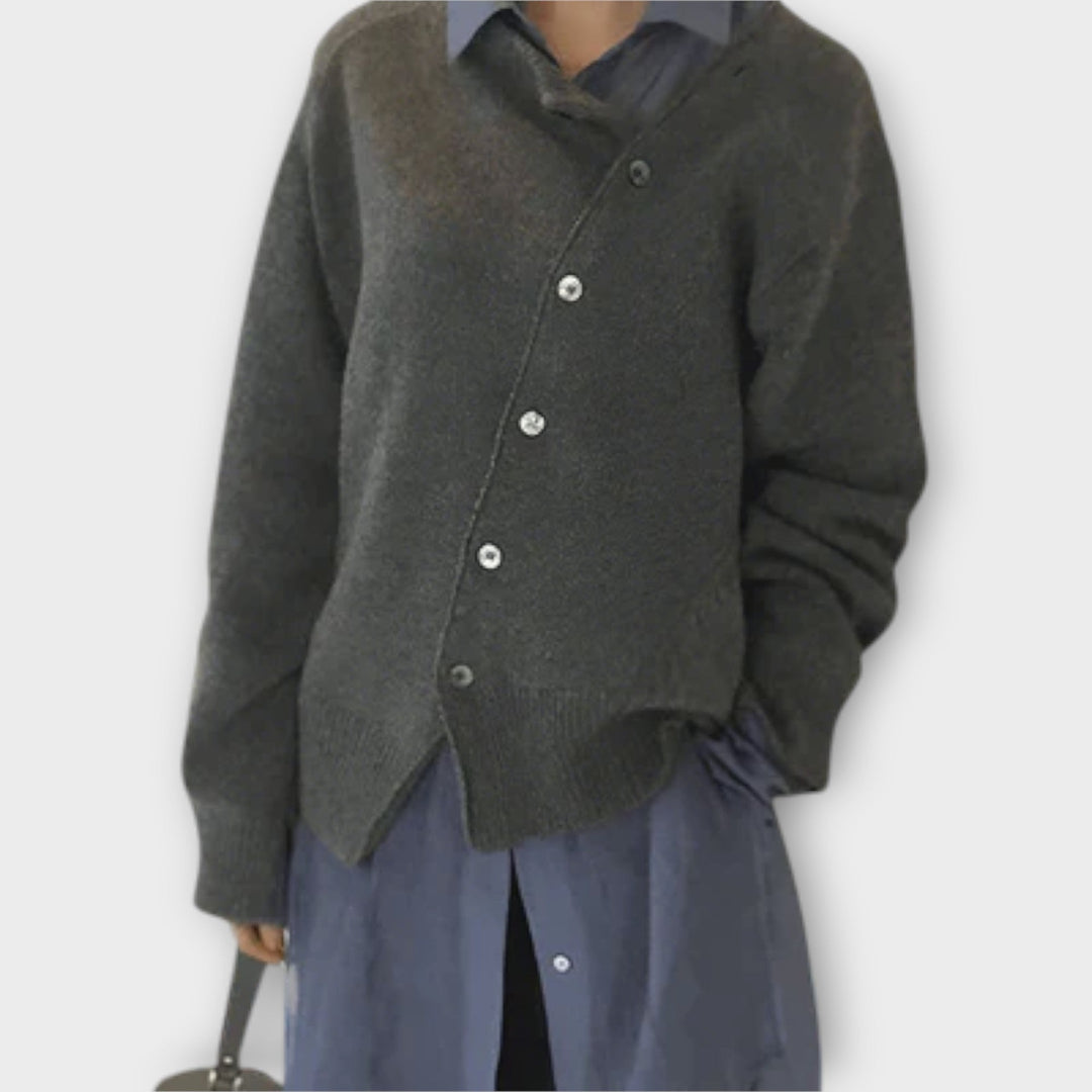 Cathy - Cardigan beige casual