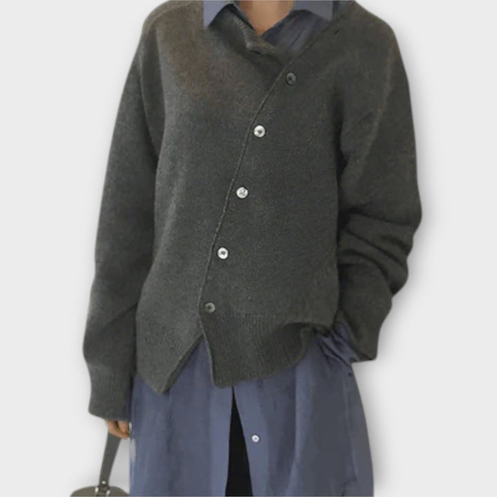 Cathy - Cardigan beige casual
