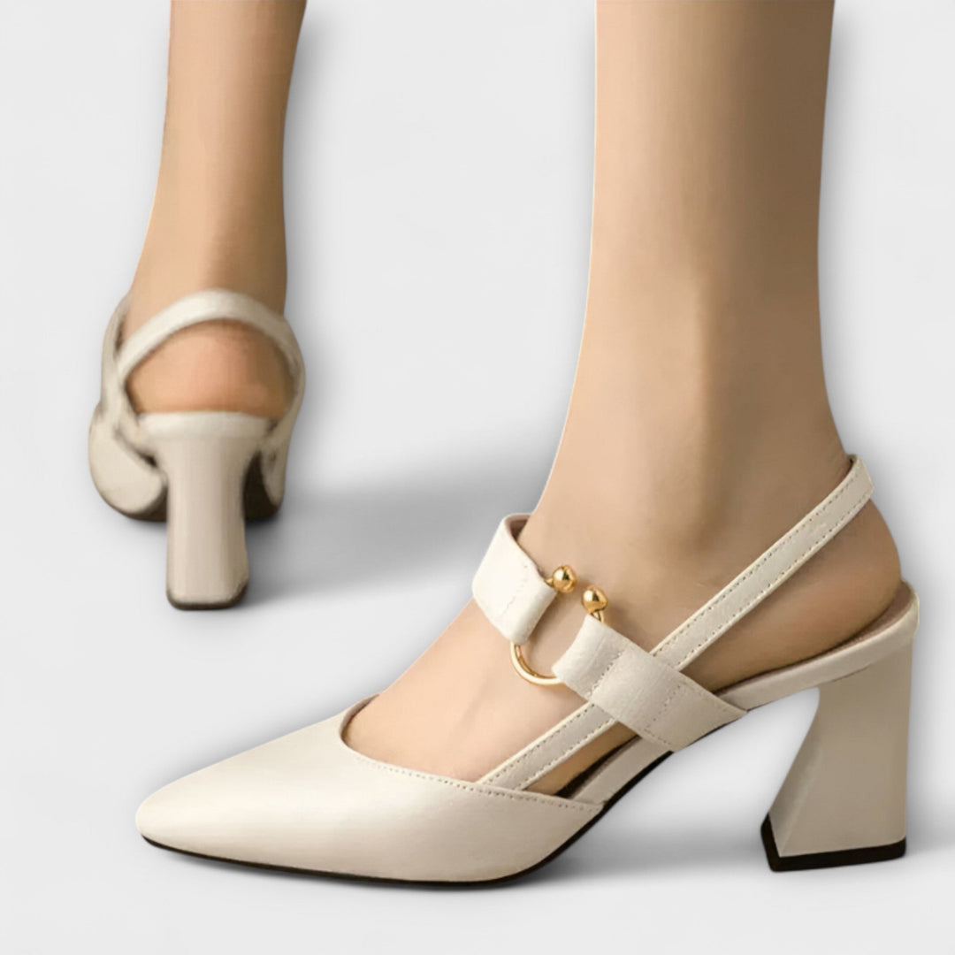 Cordelia - Elegante Schnallen-Slingbacks