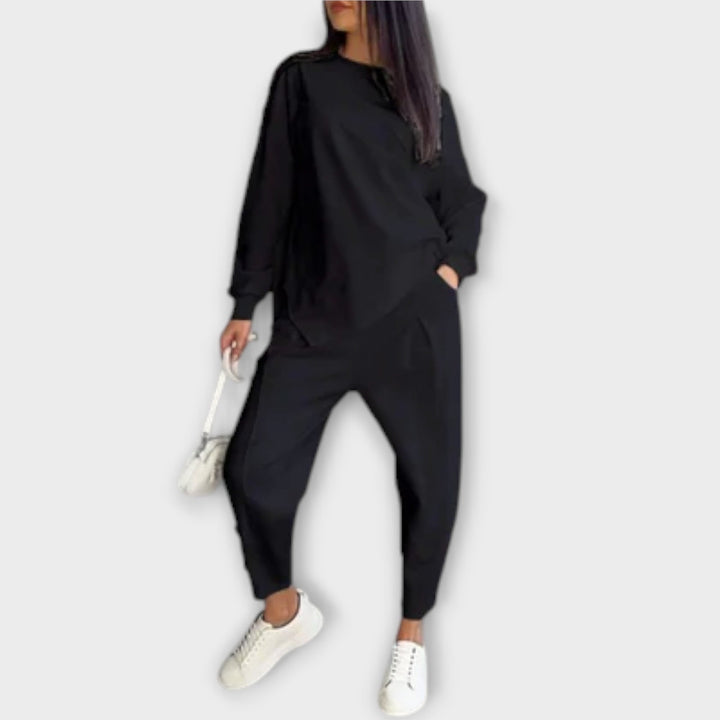 Audrey - Completo due pezzi casual bianco