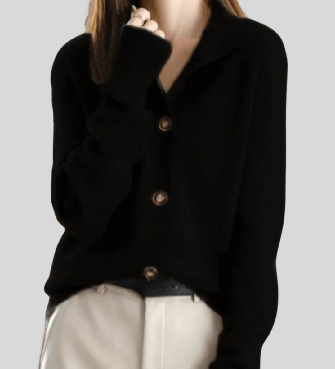 Claire | Retro Stil Kaschmir Cardigan
