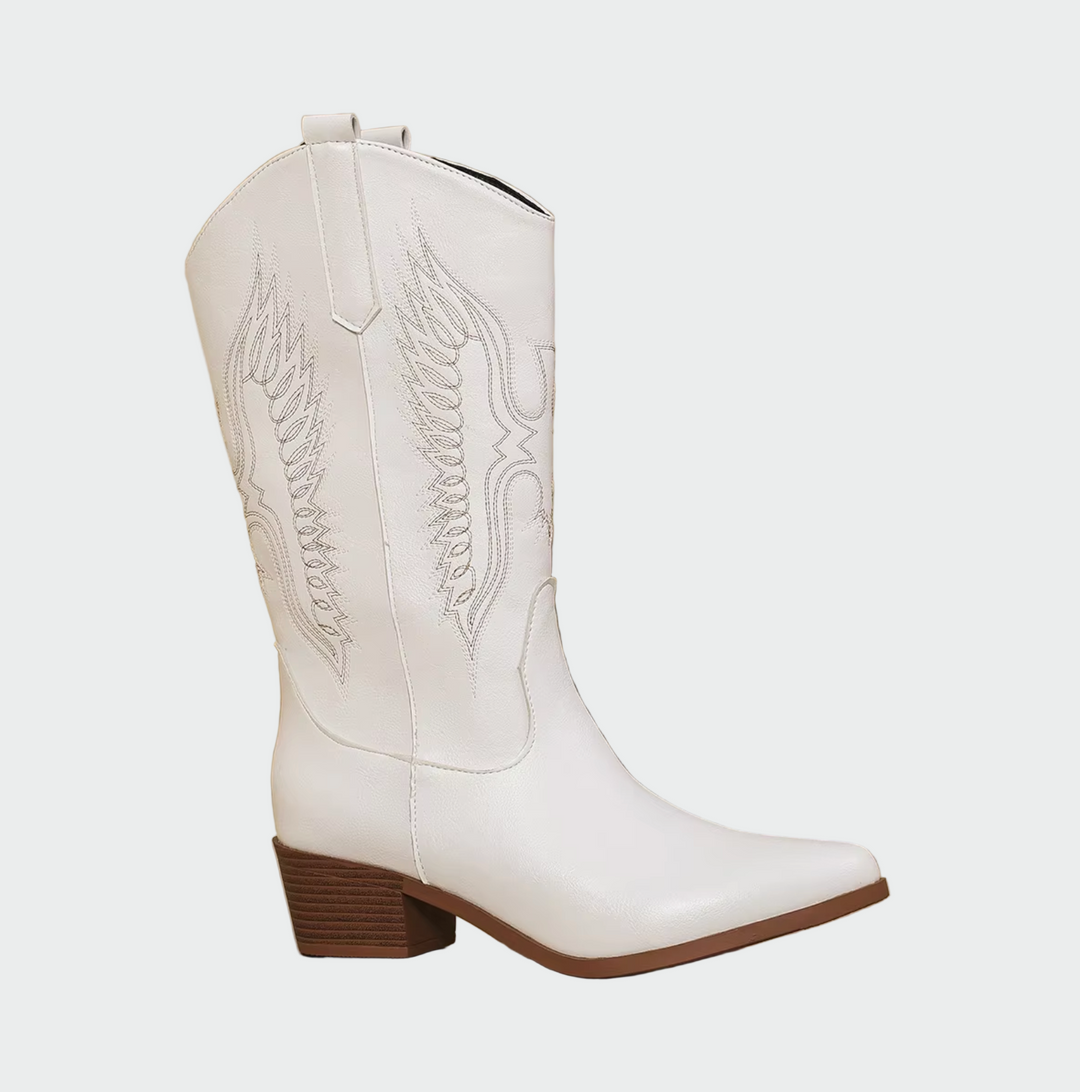 Elena - Gilets en cuir Bottes de cowboy