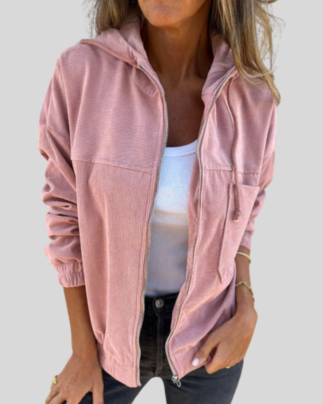 Mabel | Gilet zippé doux