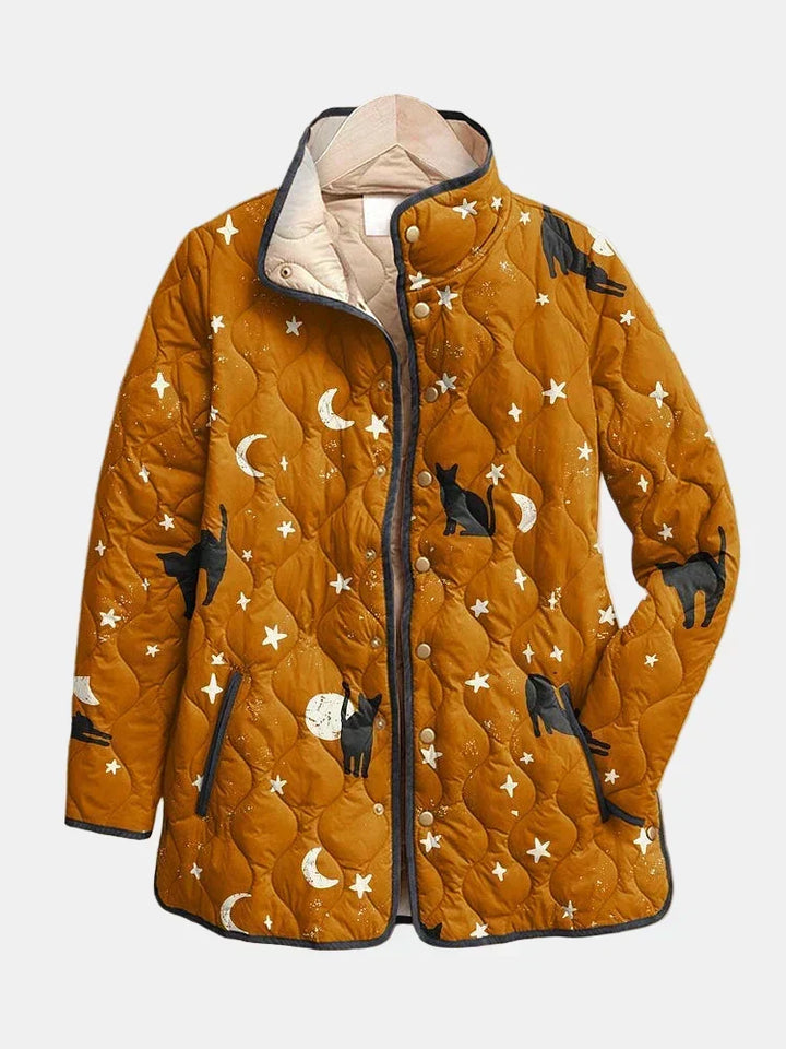 Regula | Steppjacke mit Katzen und Sternen Nicole