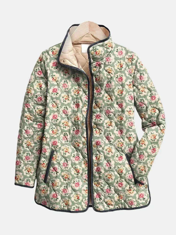 Theresia | Steppjacke mit Blumenmuster Amélie