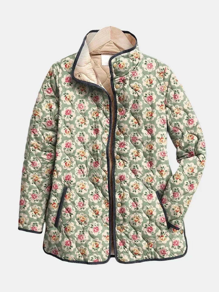Theresia | Steppjacke mit Blumenmuster Amélie
