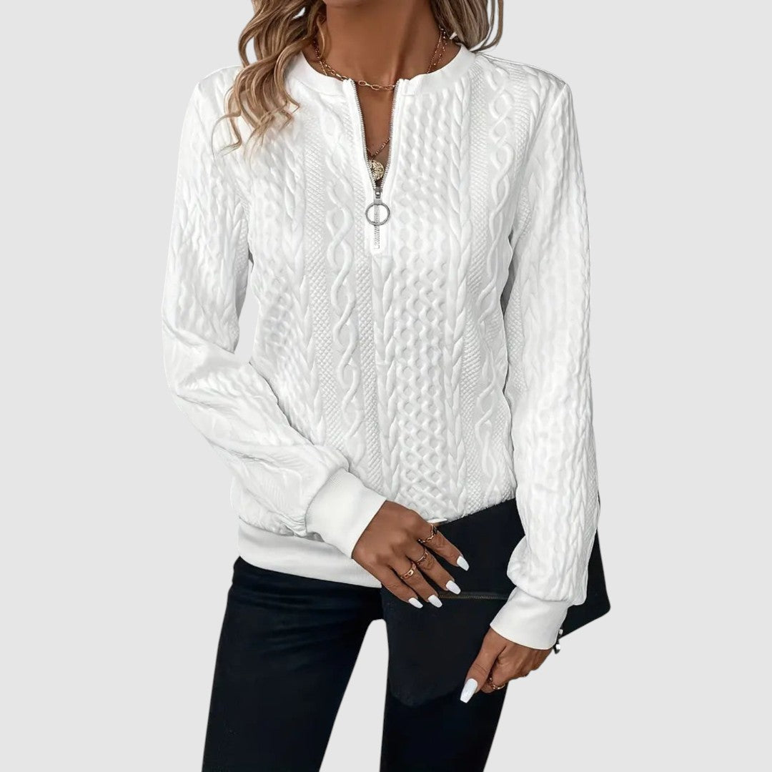 Rozárie - Pull tressé stylé