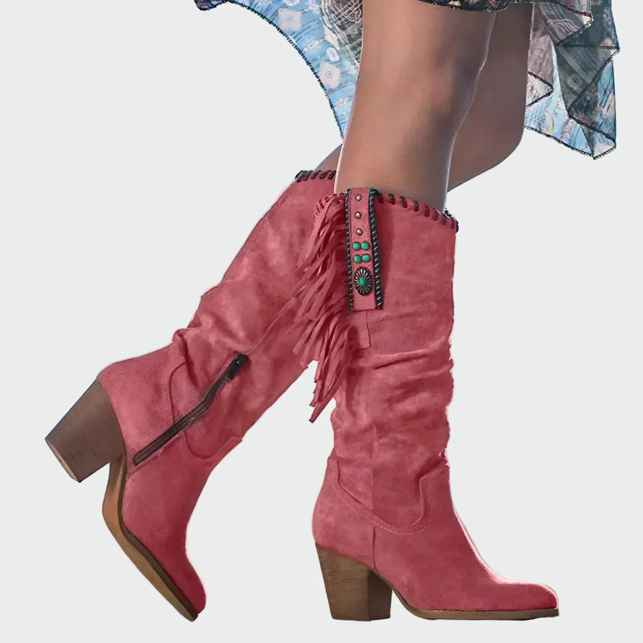 Edyta - Bequeme Leder-Stiefeletten