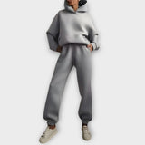 Kristine - Brauner kuscheliger Jogginganzug