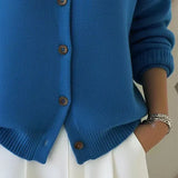 Vega | Strickjacke mit Hemdkragen