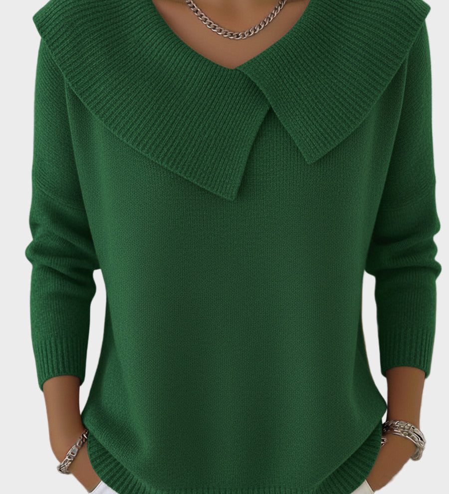 Lucia - Warmer Pullover mit weichem Kragen