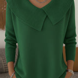 Soledad | Warmer Pullover mit Umlegekragen