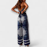 Dakota - Blau-weisses Set mit Print