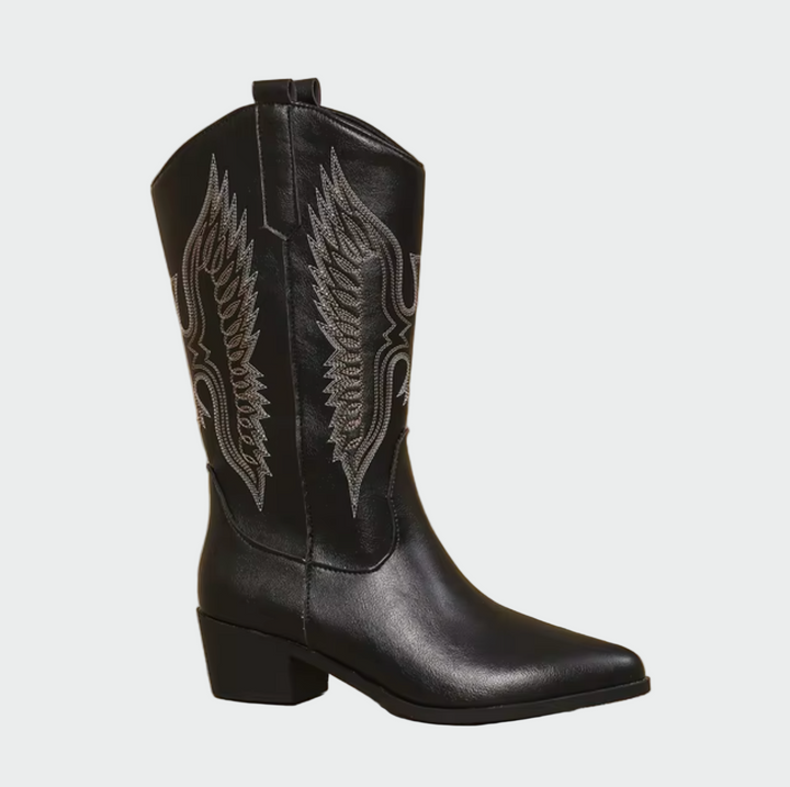 Elena - Gilets en cuir Bottes de cowboy