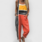 Gaëlle - Latzhose mit Kontrastblöcken